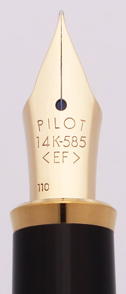 Pilot Custom Original Fountain Pen (2010) - Black w Gold Trim, C/C